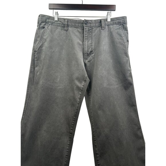 Eddie Bauer Pants Mens 38x33 Legend Wash Classic Fit Chino Gray Specially Dyed - Picture 6 of 12